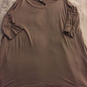 Mason Tops - Mason By Michelle Mason Slashed Neck Tee Mason Tops - Mason By Michelle Mason Slashed Neck Tee